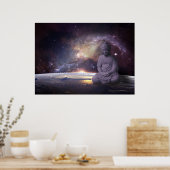 Buddha Galaxy Poster (Keuken)