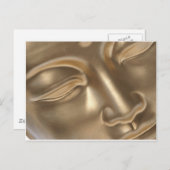 BUDDHA Gold Briefkaart (Voorkant / Achterkant)
