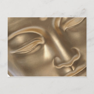 BUDDHA Gold Briefkaart
