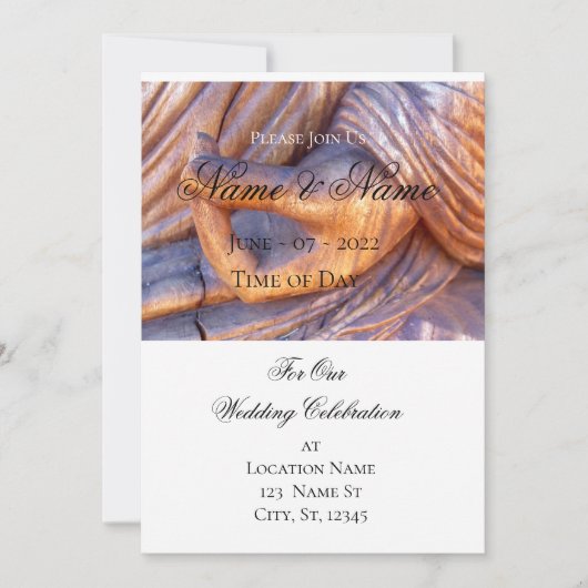 Buddha Hand Mudra Thunder_Cove Kaart (Voorkant)