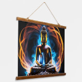 Buddha Hangend Wandkleed (Gebogen)