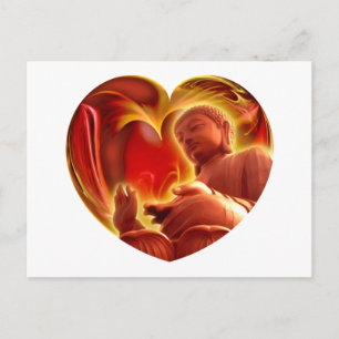 BUDDHA Heart Briefkaart