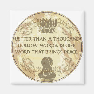 Buddha Hollow Words Magneet