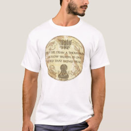 Buddha Hollow Words T-shirt
