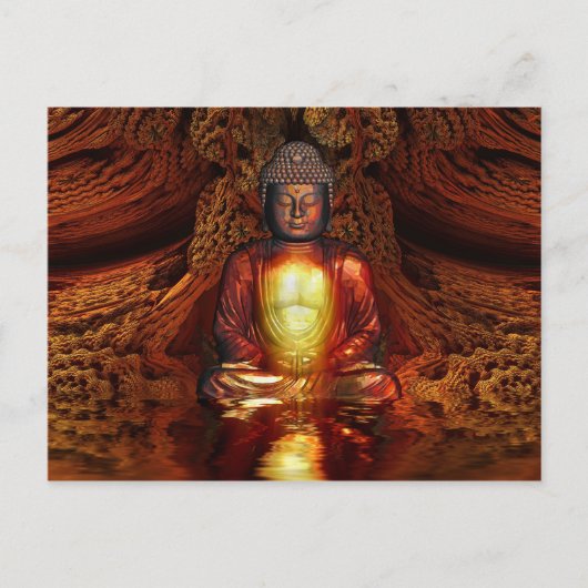 Buddha III Briefkaart (Voorkant)