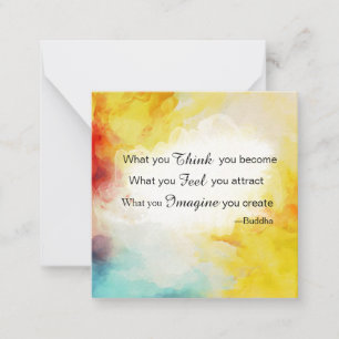 *~ Buddha Inspirerend Vriendelijkheid AP62 Nota Ka Notitiekaartje