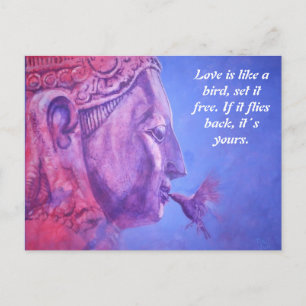 Buddha Kiss Briefkaart