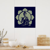 Buddha Lotus Print (Keuken)