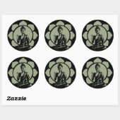 Buddha Lotus Sticker (Vel)
