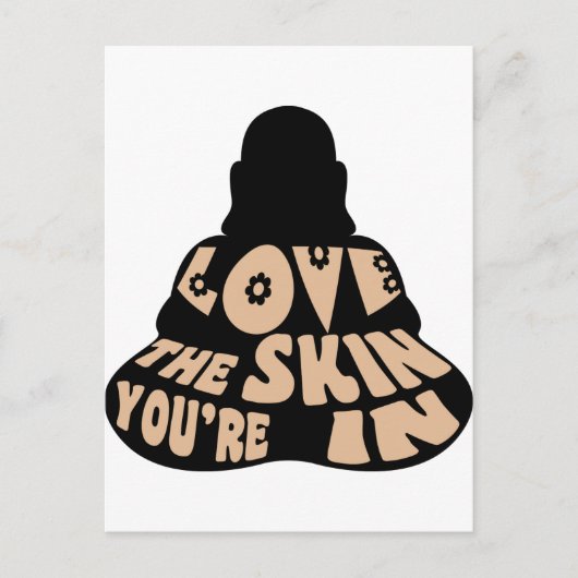 Buddha Love Briefkaart (Voorkant)