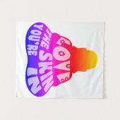 Buddha Love Colorful Wandkleed (Voorkant (horizontaal))