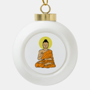 Buddha-magneet Keramische Bal Ornament