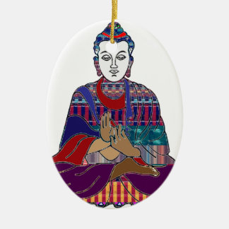 BUDDHA Mahatma Buddhism Kind peace LOVE LIGHT Keramisch Ornament