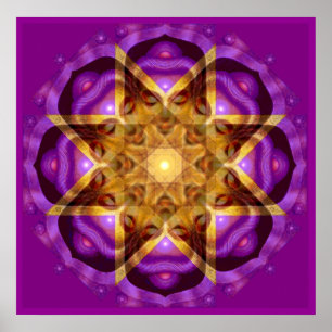 Buddha Mandala Zen Meditation Spiritueel Art Poste Poster