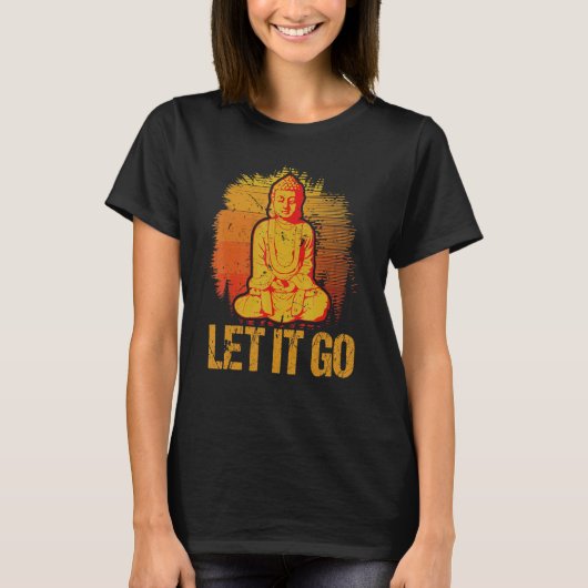 Buddha Meditate T-shirt (Voorkant)
