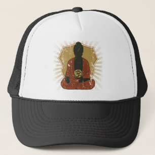 Buddha Meditating Om Symbol Trucker Pet