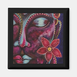 BUDDHA MET FLOWER MAGNET MAGNEET