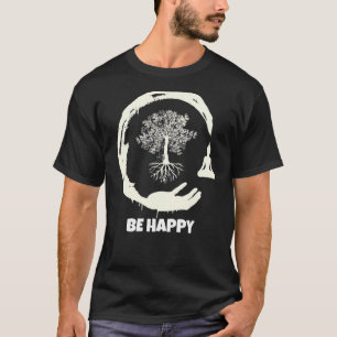 Buddha Monk Namaste Pray Smile Happy Laugh T-shirt