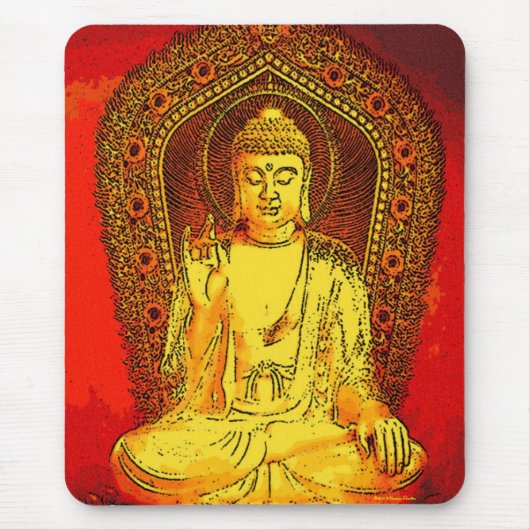 Buddha Mousepad Muismat (Voorkant)