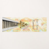 Buddha Namasté pastell Aquarell-Yoga-Matte Yogamat (Voorkant (horizontaal))