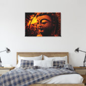 Buddha Peace Shine Toile enveloppée (Insitu(Chambre))