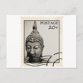 Buddha Postage Stamp Design Briefkaart