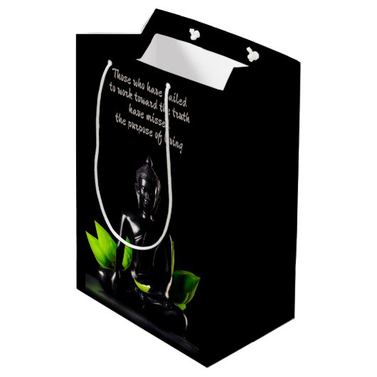 Buddha Quote 1 cadeautas (Achterkant Gekanteld)