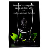Buddha Quote 2-cadeautas Medium Cadeauzakje (Achterkant)