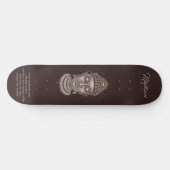 Buddha Quote aangepaste naam Skateboard (Horizontaal)