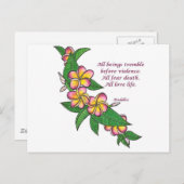 Buddha Quote Briefkaart (Voorkant / Achterkant)