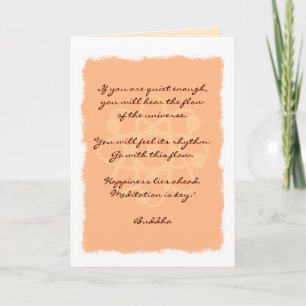 Buddha Quote Kaart