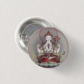 buddha ronde button 3,2 cm (Voorkant /achterkant)