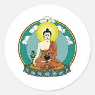 Buddha Ronde Sticker