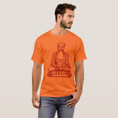 Buddha Scroll T-shirt (Voorkant volledig)