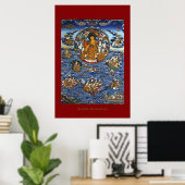 Buddha Shakyamuni 3 Religieuze Art Poster Series (Thuiskantoor)