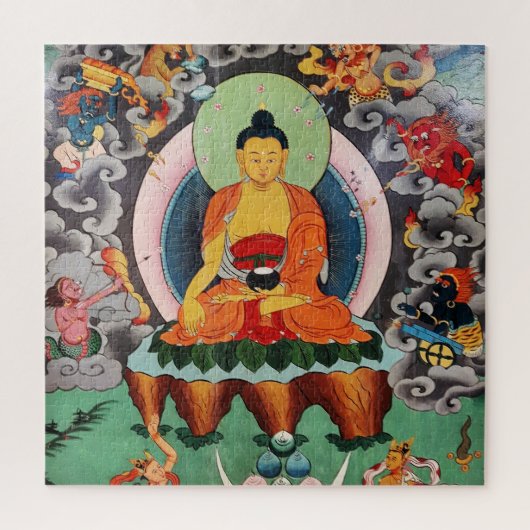 Buddha Shakyamuni & Compassion, Himalaya (Dharma) Legpuzzel (Verticaal)
