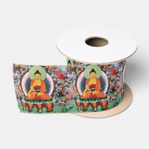 Buddha Shakyamuni lint, groot, Tibet / Nepal Lint