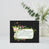 Buddha Single Candle Quote Briefkaart (Staand voorkant)