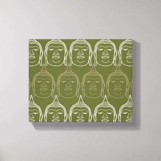 Buddha Spiritueel Modern Zen Wrapped Canvas Afdruk (Voorkant)