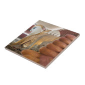 Buddha Statue Feet Tegeltje (Zijkant)