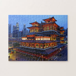 Buddha Tand Relikwie Tempel Singapore. Legpuzzel