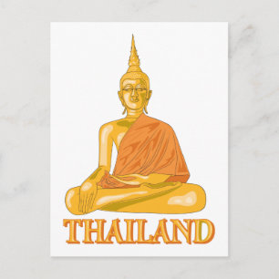 Buddha Thailand Briefkaart