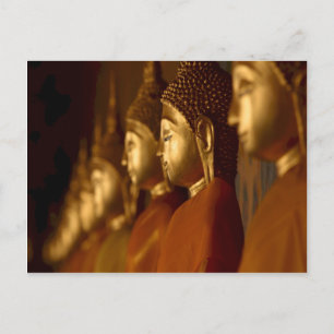 Buddha Thailand Wat / Temple Tranquility Serenity Briefkaart