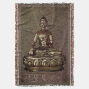 Buddha Throw Blanket Deken