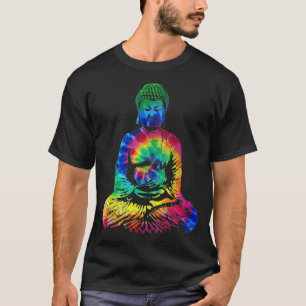 Buddha Tie Dye  Yoga Spiritueel Zen Boeddhisme T-shirt