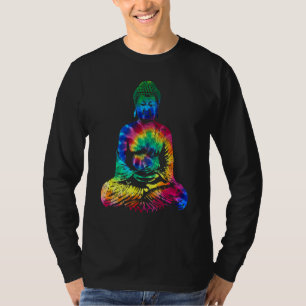 Buddha Tie Dye Yoga Spiritueel Zen Boeddhisme T-shirt