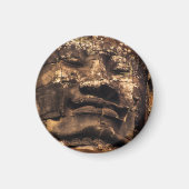 Buddha Totem Angkor Wat Circle Magnet (Devant)
