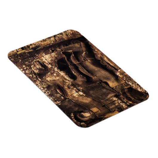 Buddha Totem Angkor Wat Magnet – Rounded Rectangle (Côté Droit)
