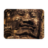 Buddha Totem Angkor Wat Magnet – Rounded Rectangle (Horizontal)