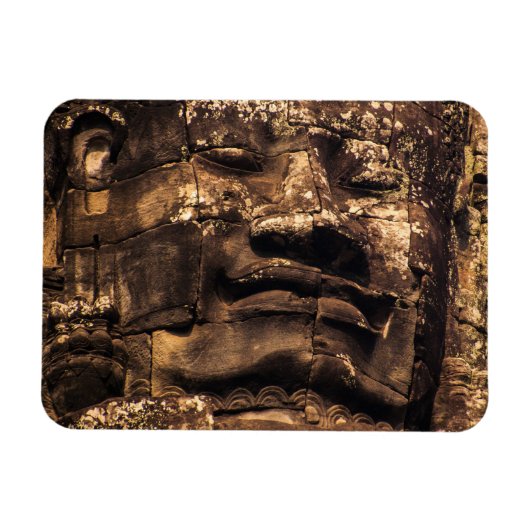 Buddha Totem Angkor Wat Magnet – Rounded Rectangle (Horizontal)